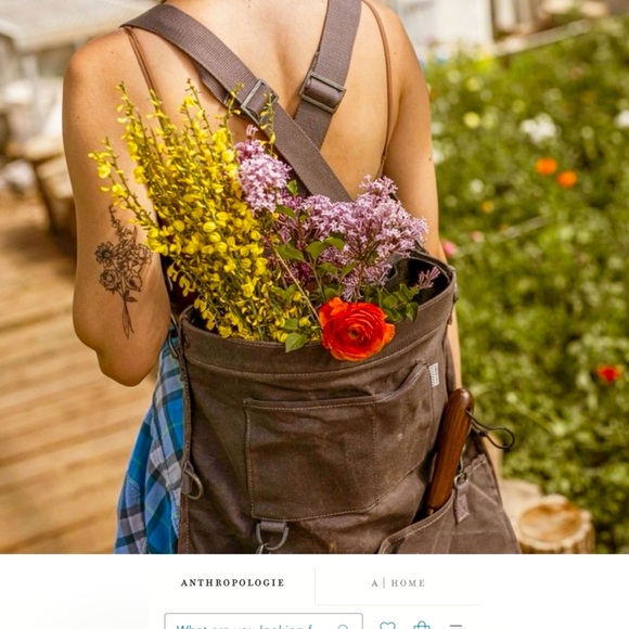 Anthropologie Barebones gathering / harvesting bag! - Picture 1 of 7